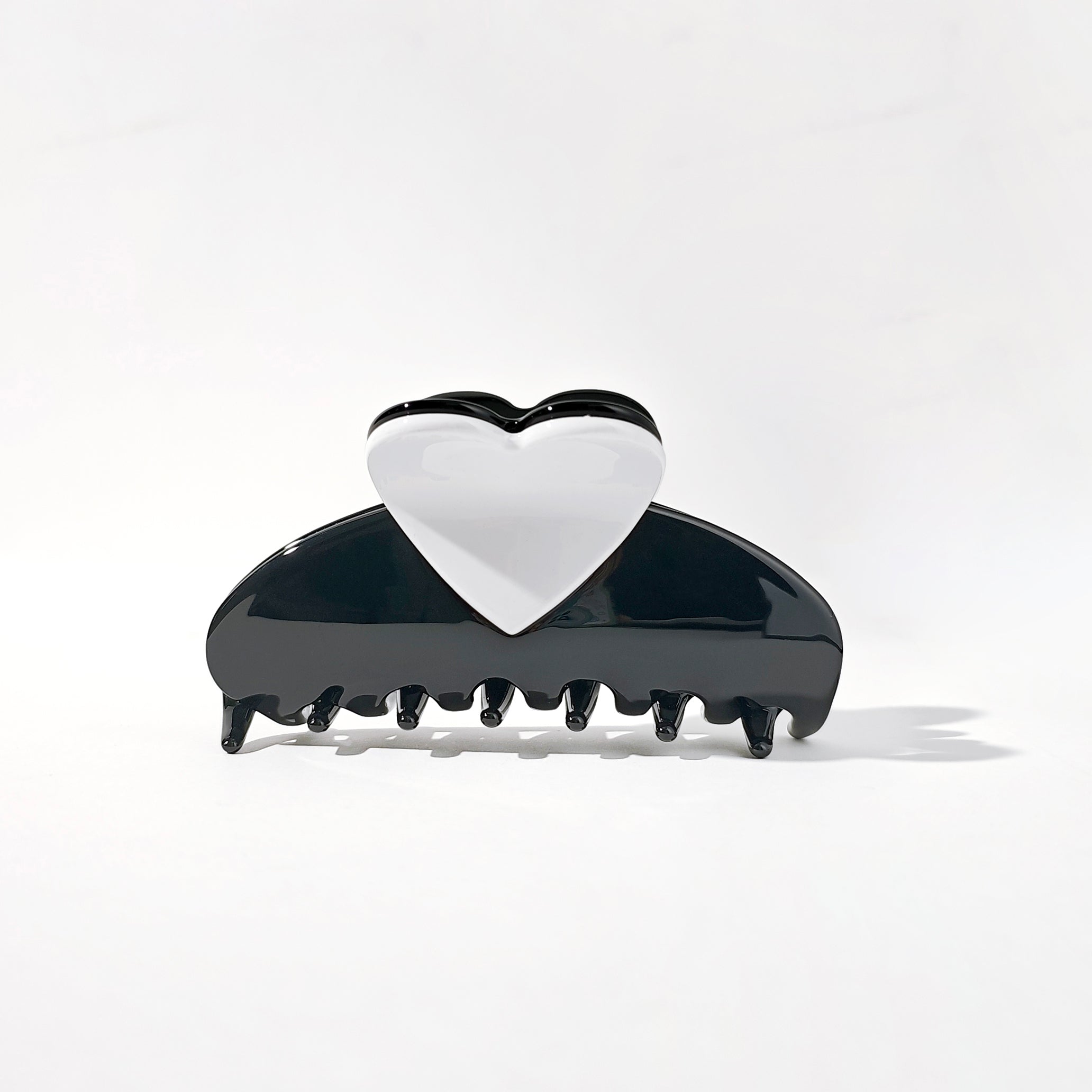 One Love Hair Clip - Brown and Cream, Medium | Local Love by