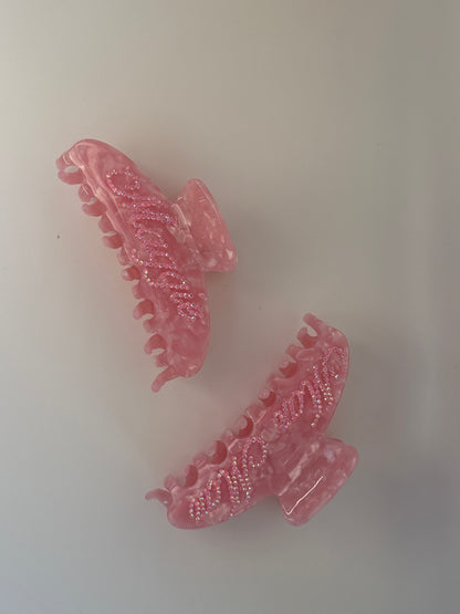 Pink Claw Clip