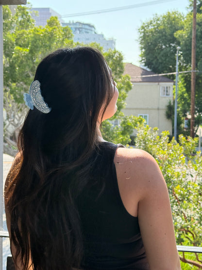 Rhinestone Cloud Clip