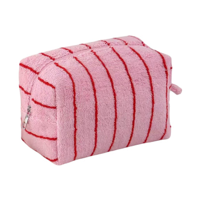 Sweetheart Stripe Terry Pouch