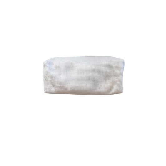 White and pink embroidered blowout pouches for hot tools and hair essentials, customizable with your name — from Local Love by Lauren.