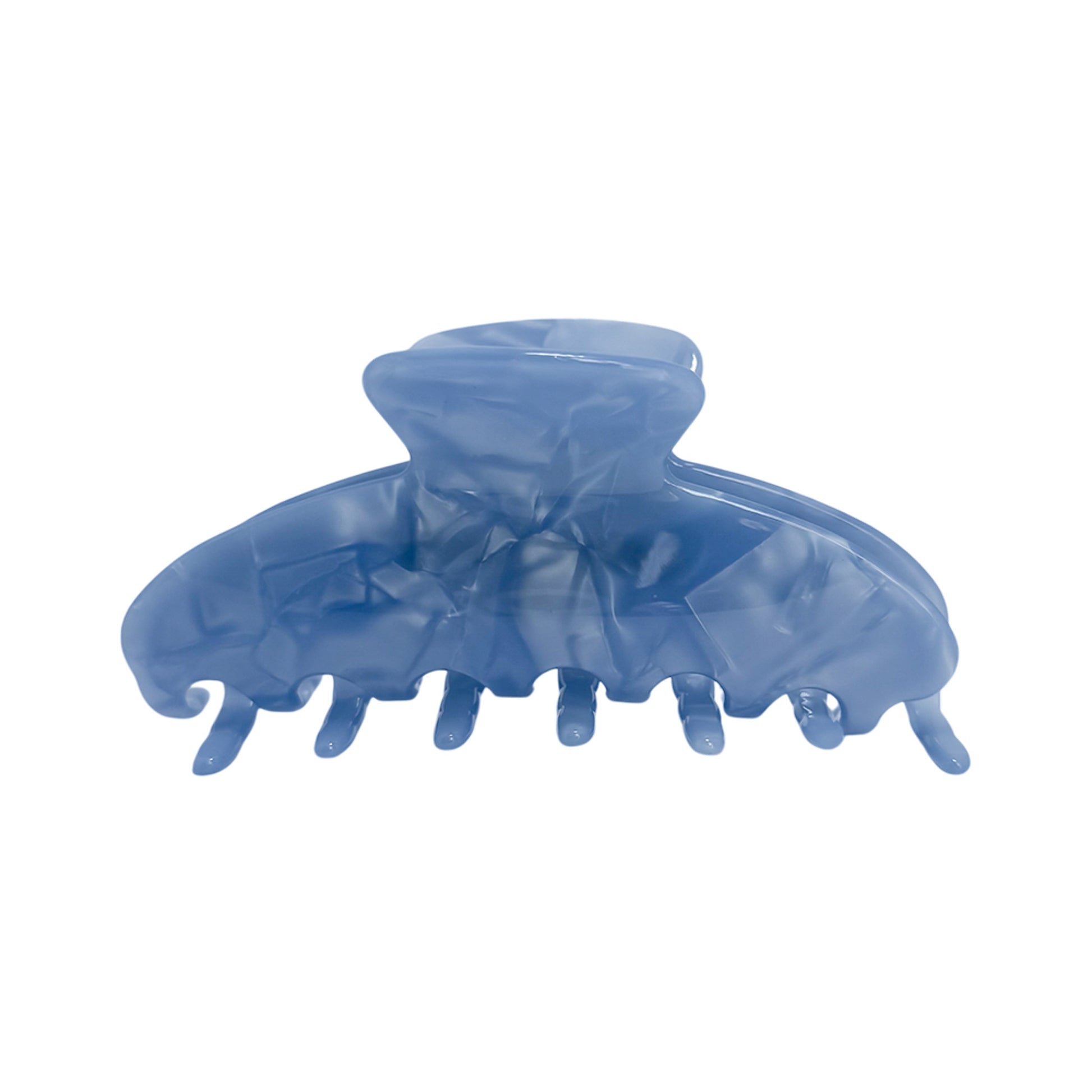 Custom OG Claw in baby blue — 4.5" large marble claw clip for secure updos by Local Love by Lauren.