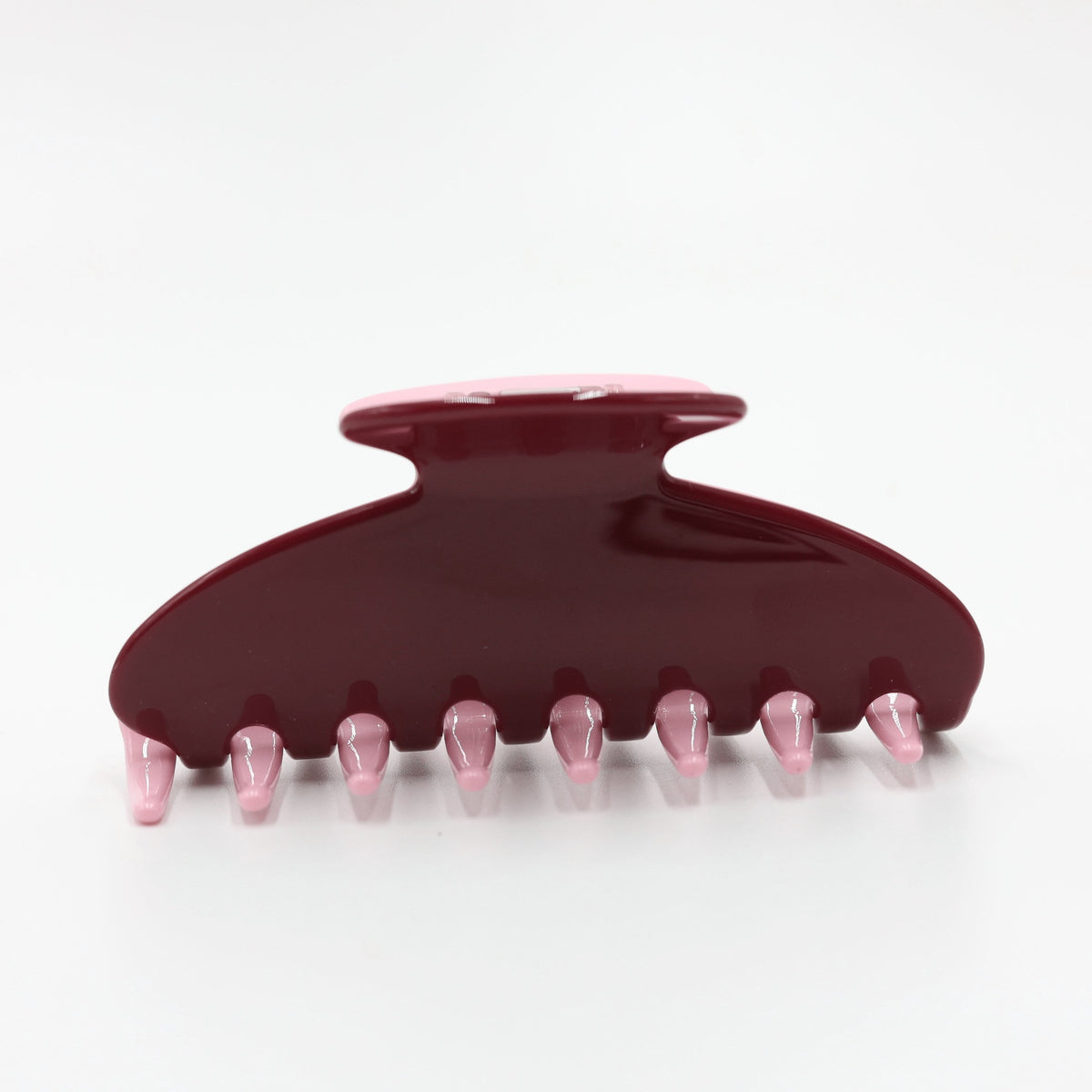 Color Block Claw in Cherry Kiss