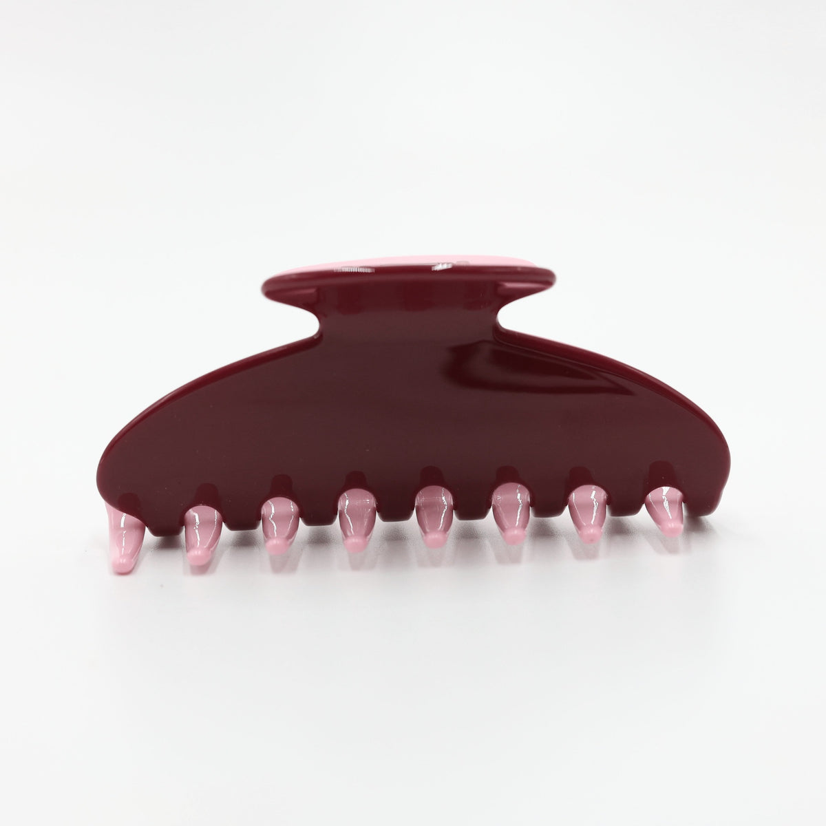 Color Block Claw in Cherry Kiss – alternate view